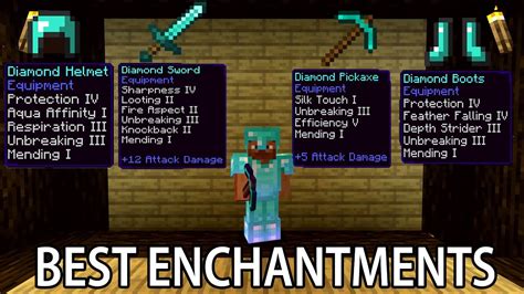 Treasure enchantments minecraft  You have to find specific enchanted books to get the same